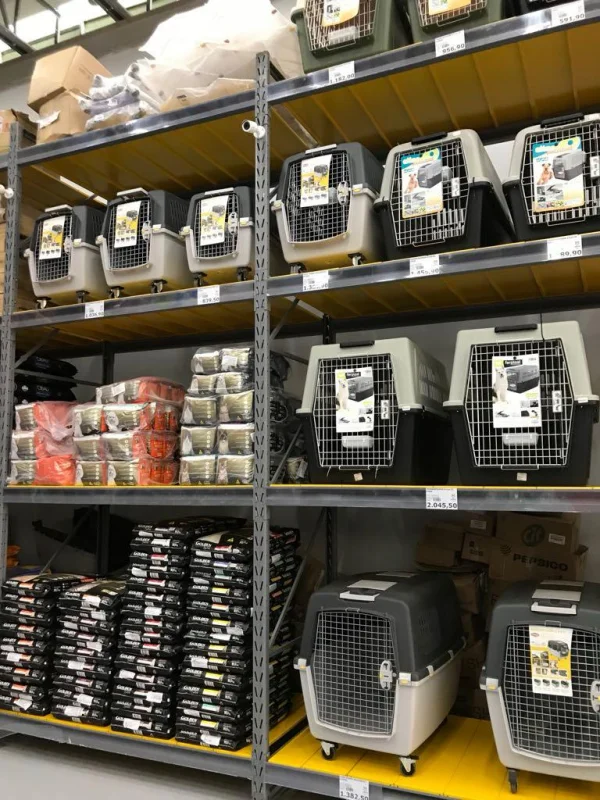 Gôndolas de aço para farmacia