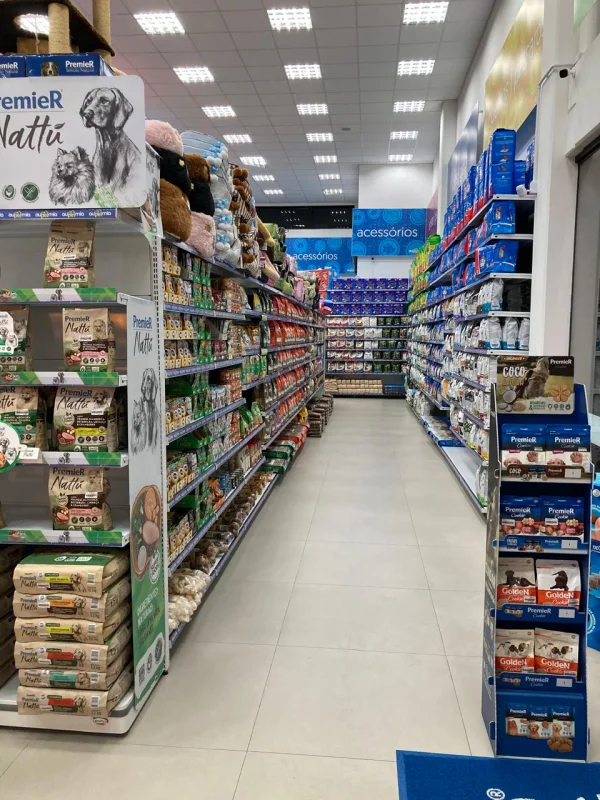 Loja de equipamentos para mercado
